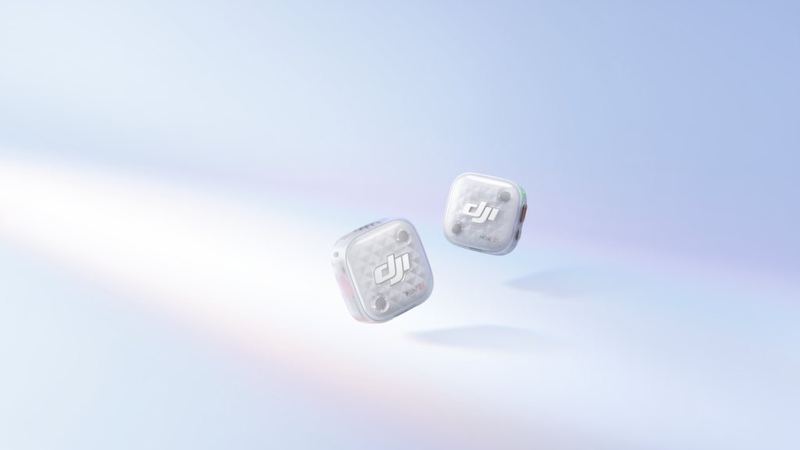 Two DJI Mic Mini 2S transmitters