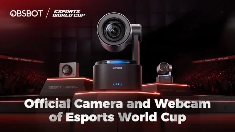 OBSBOT cameras as official partner of the Esports World Cup